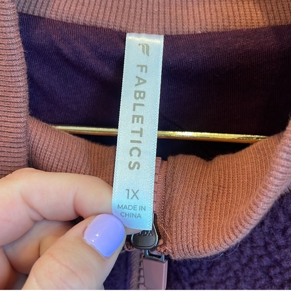 Fabletics Mallory Fleece Pullover Size 1X - Picture 7 of 11